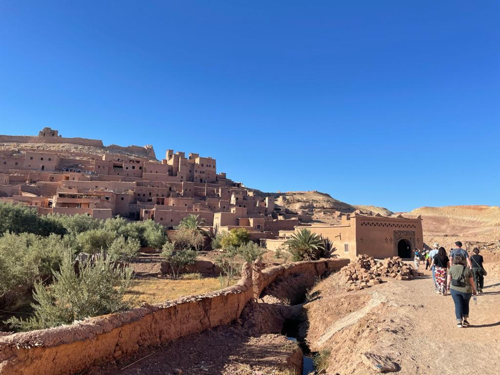 An ancient city in Morocco bathed in sunshine